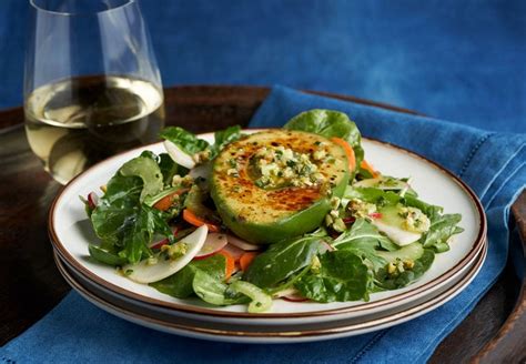 Charred California Avocado Salad With Pistachio Gremolata California