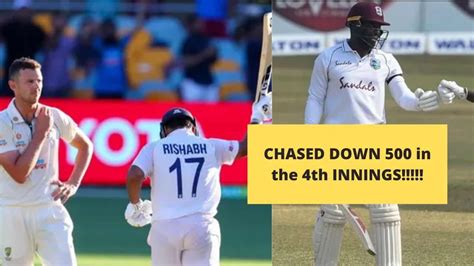 Highest Run Chases In Test Cricket History Top 5 Records Stats 2022