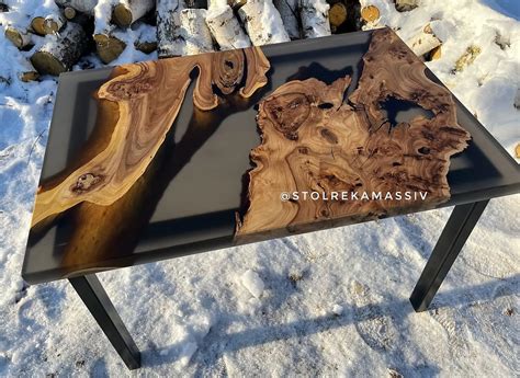 Купить столик из смолы в Москве - AWD