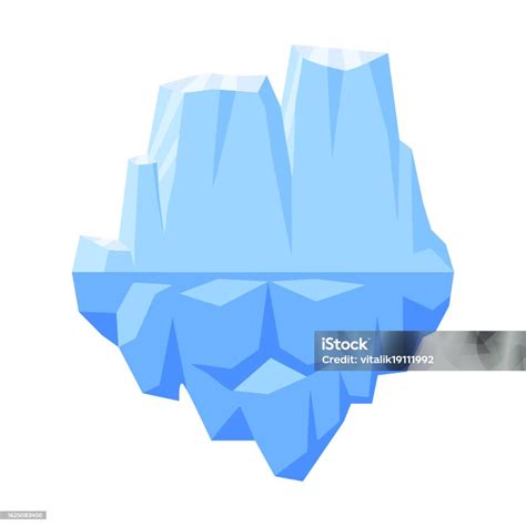 Iceberg Icon Cartoon Style Stock Illustration - Download Image Now ...