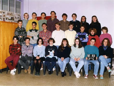 Photo de classe 3ème C de 1993 Collège Ferdinand Buisson Copains d avant