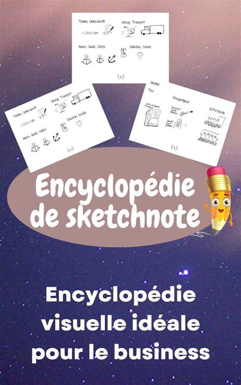 Encyclopédie de sketchnote Encyclopedie visuelle idéale pour le