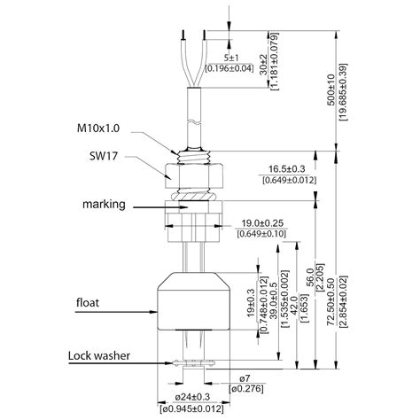 Ls A Pp W Standex Meder Liquid Level Sensor Switch A