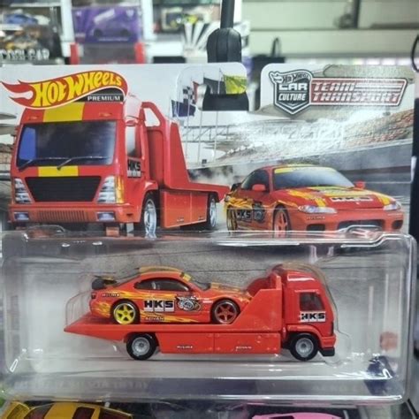 Jual HOT WHEELS TEAM TRANSPORT NISSAN SILVIA S HKS AERO LIFT Shopee Indonesia