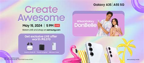 Donny Pangilinan And Belle Mariano With The Samsung Galaxy A Series