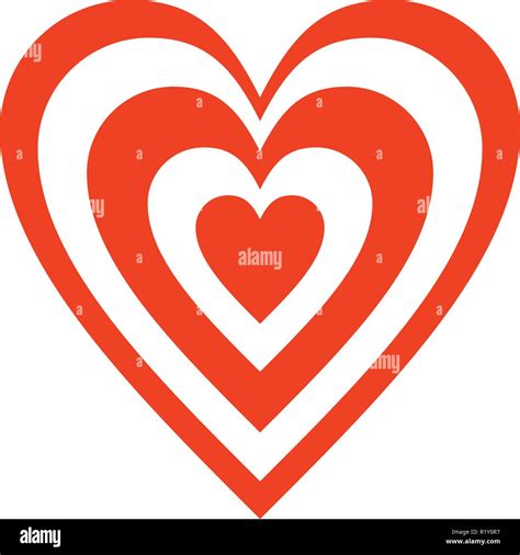 Red colour Heart logo design and vector, the symbol of love, editable ...