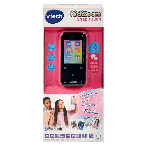 Appareil Photo Enfant Vtech Kidizoom Snap Touch Rose Appareil Photo