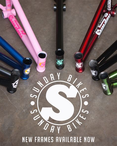 New Sunday Frames Available Now | Sunday Bikes