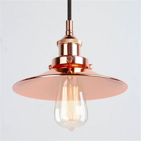 Lampara Vintage Industrial Colgante Shade Classic Edison Retro Copper