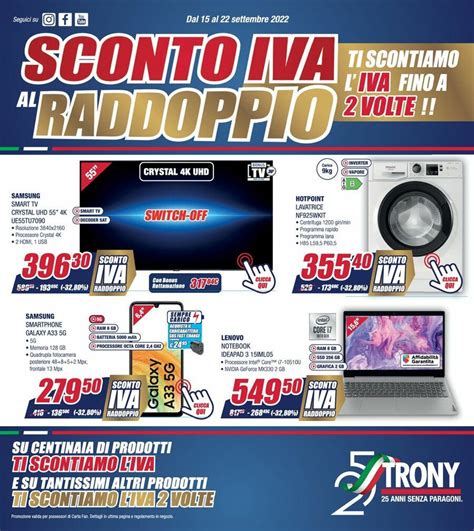 Trony Volantino Attuale 15 09 22 09 2022