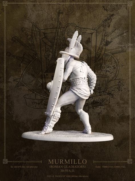 Murmillo Gladiators Of Rome Military Miniature Premium High Quality