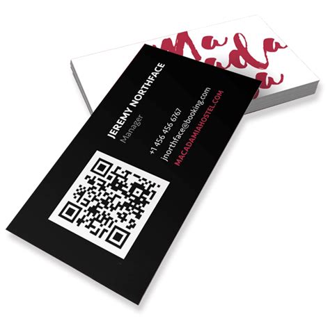 Print Business Cards With Qr Code