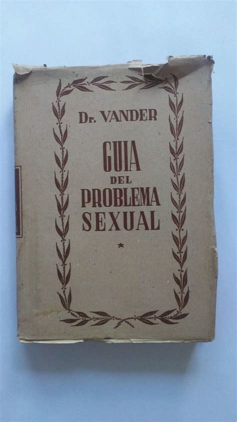 DR VANDER GUÍA DEL PROBLEMA SEXUAL 1953