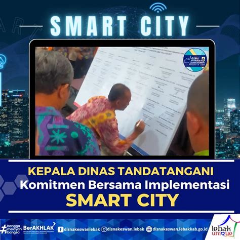 Kepala Dinas Tandatangani Komitmen Bersama Implementasi Smart City