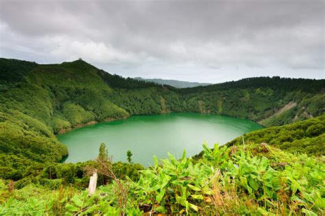 The Azores Archipelago Has Volcanic Origin And The Island Of Sao Miguel