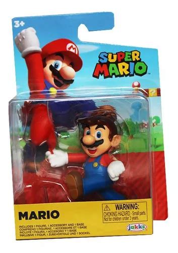 Boneco Super Mario Tradicional 6 Cm Candide MercadoLivre