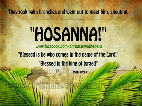 Palm Sunday Bible Verse Wallpaper