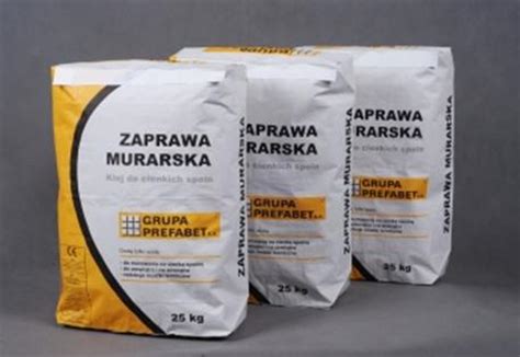 Zaprawa do murowania proporcje Materiały budowlane