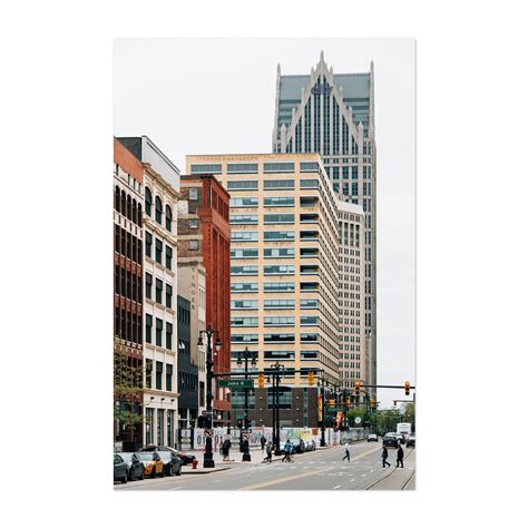 Woodward Ave Detroit Michigan Photography City Architecture Street