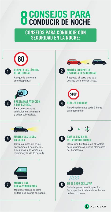 Consejos Para Conducir De Noche Autolab