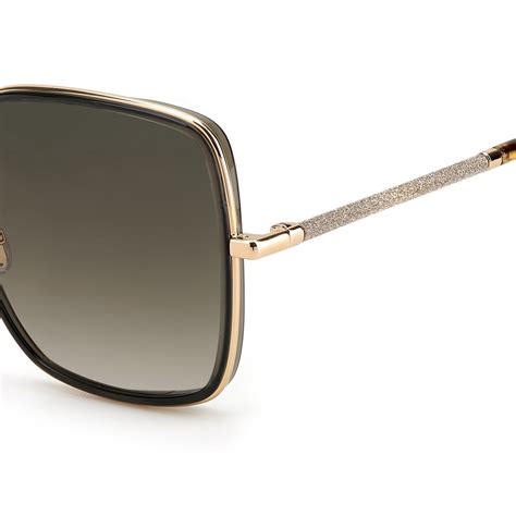 Jimmy Choo Jayla S 01q Ha Gold Brown Sunglasses Woman