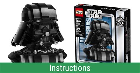 Exclusive LEGO Star Wars 75227 Darth Vader Bust [Instructions] - The ...