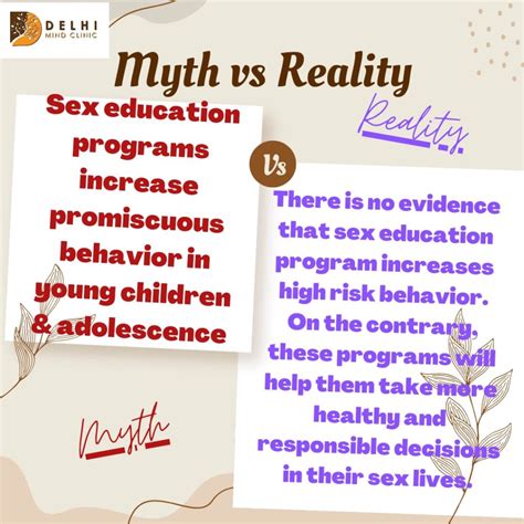 Myth Vs Reality Busting The Myth Around Sex Education Delhi Mind Clinic