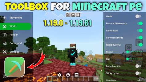 Toolbox For Minecraft Pe 1 19 81 Toolbox For Mcpe 1 19 81 Annie X Gamer Youtube