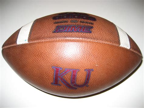 Kansas 6 Kansas Game Used Adidas Dime Football Psucraig Flickr