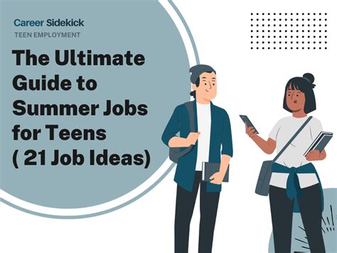 The Guide To Summer Jobs For Teens Job Ideas Career Sidekick