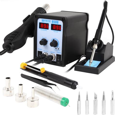 Feita Smd Hot Air Rework Station In Digital Soldering Iron