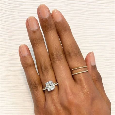 Carat Cushion Cut Engagement Rings