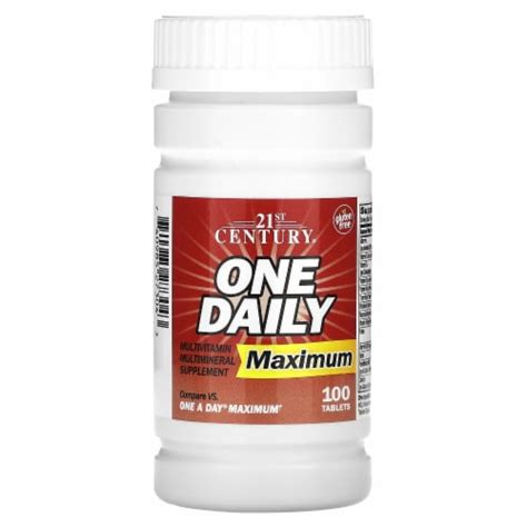 21st Century One Daily Maximum 100 Tablets 100 Count Kroger