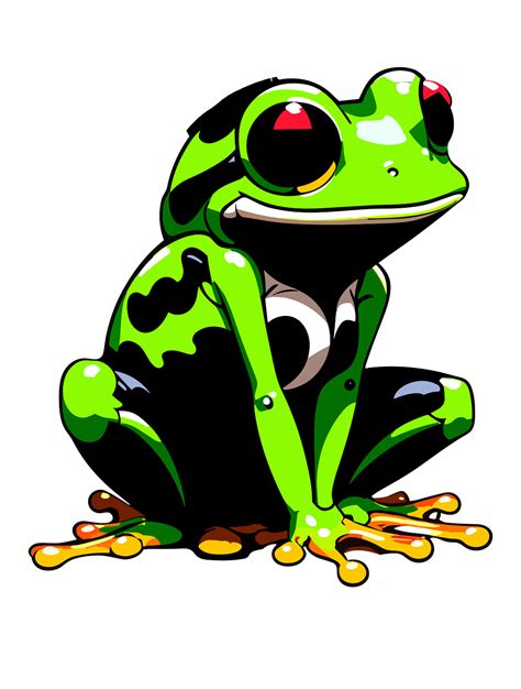 Download Ai Generated Frog Cartoon Royalty Free Stock Illustration