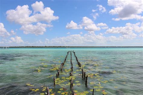 bacalar pueblo mágico quintana roo méxico agua cielo nube cielo