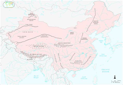 China Landforms 1 Diagram | Quizlet