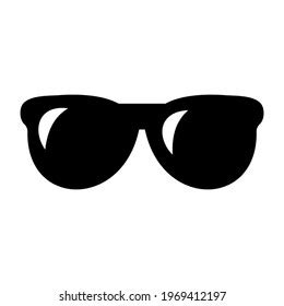 Sunglasses Black Silhouette Graphic Resource Stock Vector (Royalty Free ...