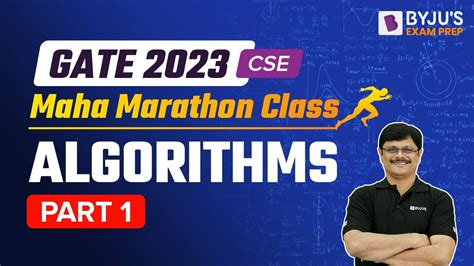 Algorithms Marathon Class Part 1 GATE CSE Marathon 2023 GATE 2023