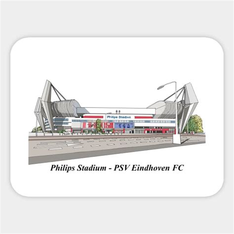 Drawing of Philips Stadium @ PSV Eindhoven FC - Stadium - Sticker ...