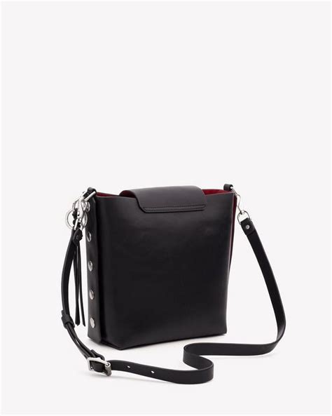 The Atlas Leather Bucket Bag In Black Rag And Bone