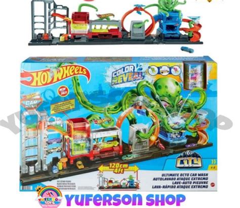 Hot Wheels Hotwheels Ultimate Octo Car Wash With No Spill Water GTT96 Lazada Indonesia