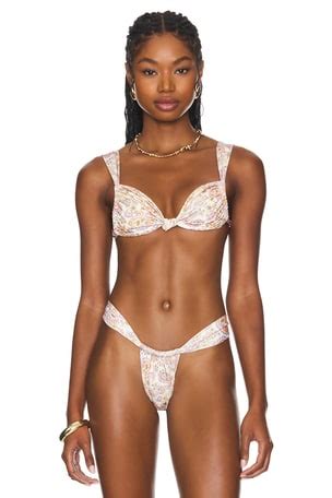 Bananhot Chain Bikini Top In Brown REVOLVE