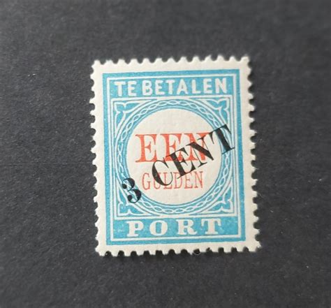 Netherlands 1910 Postage Due Stamp Overprint NVPH P27 Catawiki