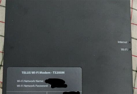 Telus Wifi Modem T3200m