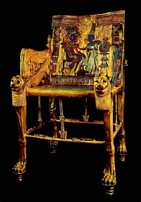 The Golden Throne of Tutankhamun - Egypt Museum