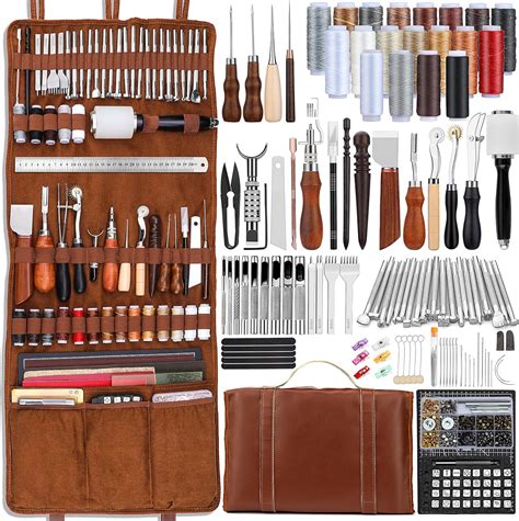 Amazon.com: TLKKUE Leather Tooling Kit Leather Craft Tools