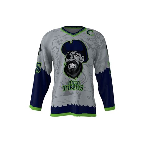 Angry Pirates Custom Ice Hockey Jersey | Sublimation Kings