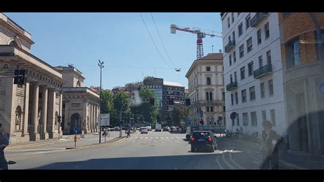 Italia Milano Viale Luigi Majno Viale Bianca Maria Youtube