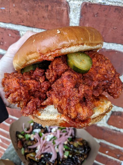 [I Ate] A Nashville Hot Chicken Sandwich : r/food