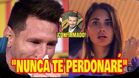 INCREÍBLE MESSI REACCIONA a la NOTICIA BOMBA de ANTONELLA y el